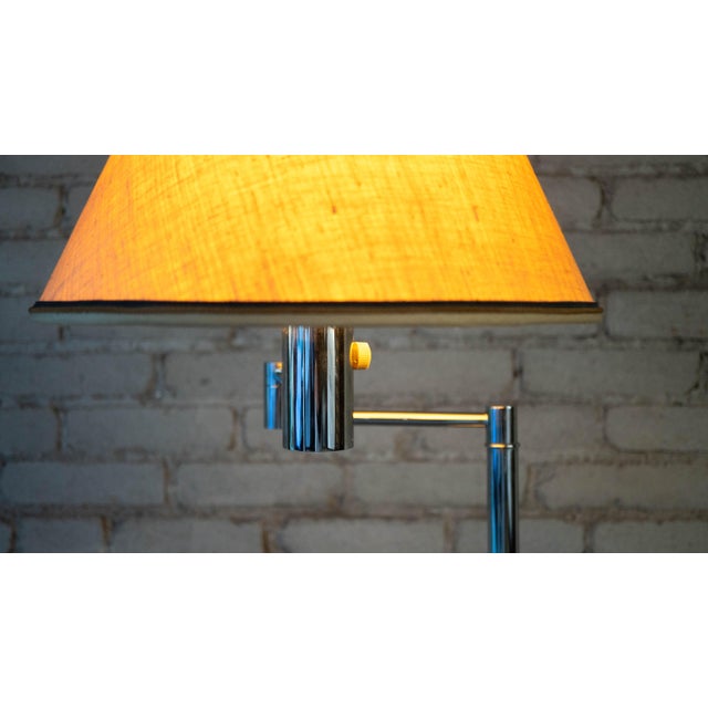 Casella Vintage Casella Chrome Swing-Arm Floor Lamp For Sale - Image 4 of 18