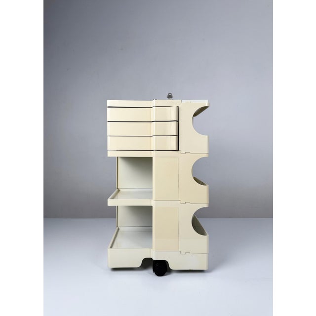 Italian Boby Trolley with Key by Joe Colombo for Bieffeplast, 1970s For Sale - Image 3 of 10