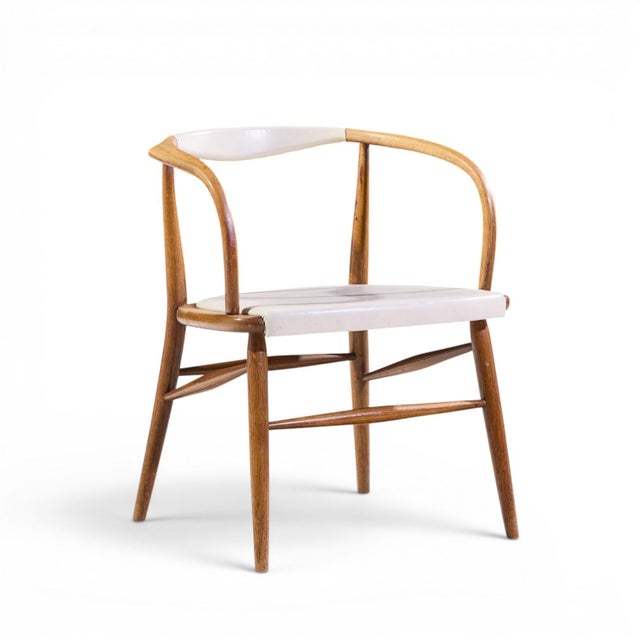 Boling Chair Company Jack Cartwright for Boling Chair Company Mid Century Walnut Dining Chairs - Set of 6 For Sale - Image 4 of 10