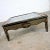 Chinoiserie 1980's Drexel Heritage Coffee Table Et Cetera Collection Chinoiserie Black & Gold Painted & Burl With Glass Insert For Sale - Image 3 of 14