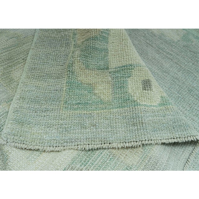 Gray Turkish Oushak Rug 15'7" x 22' #19247 For Sale - Image 8 of 8