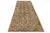 Tribal Vintage Hand-Knotted Neutral Anatolian Tribal Runner Rug | Earthy Beige & Walnut Geometric For Sale - Image 3 of 9