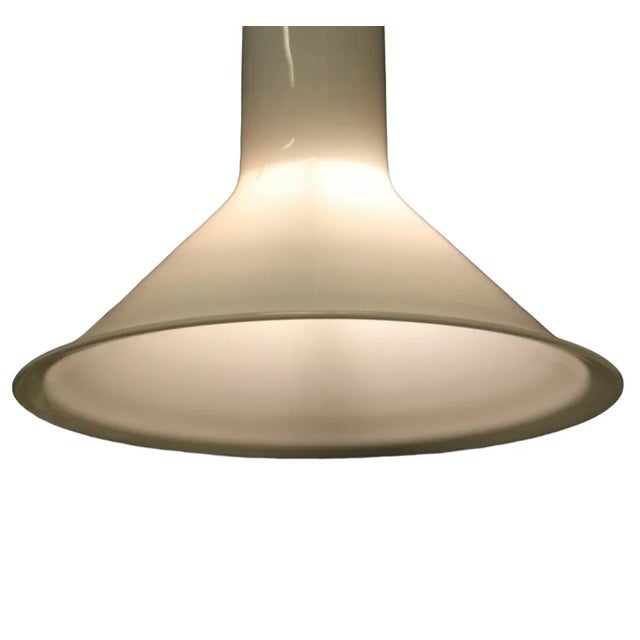 Mid-Century Modern Marina Window Lamp in Opal Glass by Michael Bang for Holmegaard, 1970s For Sale - Image 3 of 8