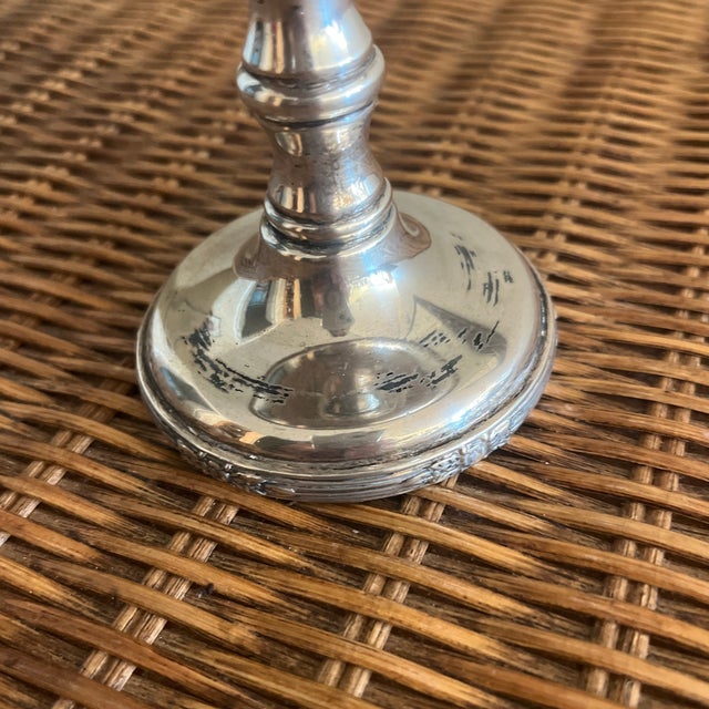 Traditional Sterling Silver Antique Candy Dish For Sale - Image 3 of 7