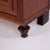 Large Antique Hand-Polished Walnut Cabinet with Carved Details, 1880s For Sale - Image 12 of 13