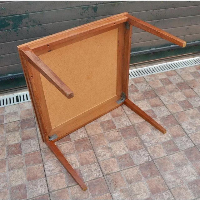 Danish Auxiliary Table in Teak and Tile, 1960s For Sale - Image 9 of 10