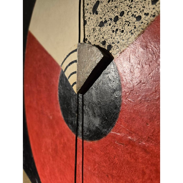 Abstract Lucy Maki Mixed Media Painting "Strata" 2001 For Sale - Image 3 of 7