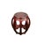 Wood Vintage Reddish Brown Oriental Barrel Shape Round Stool Side Table For Sale - Image 7 of 11