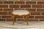 19th Century French Louis XV Style Walnut Footstool with Custom Linen Upholstery For Sale - Image 10 of 12
