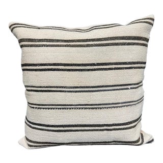 Turkish Hemp Pillow Cushion Natural Beige Brown Pillow Cushion Cover 24x24 For Sale