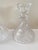 Glass Art Deco Molded Glass Candlesticks, France, 1930, Set of 2 For Sale - Image 7 of 15