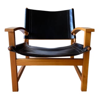 Safari Chair from Hyllinge, Denmark, 1970s For Sale