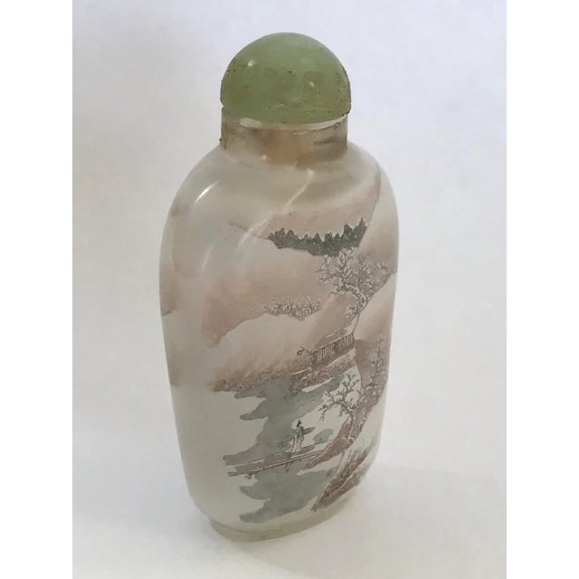 Snow is not easy to paint, and it is even harder to do a "snow" job inside a glass bottle that has been frosted by a...