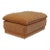 Vintage Roche Bobois Modular Ottoman with Suede Upholstery and Leather Piping For Sale