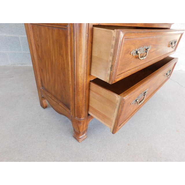 Late 20th Century Drexel Heritage South of France Louis XV Style Wardrobe Chest For Sale - Image 5 of 16