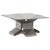 1970s Vintage Italian Table in Crystal and Steel, 1970s For Sale - Image 5 of 5