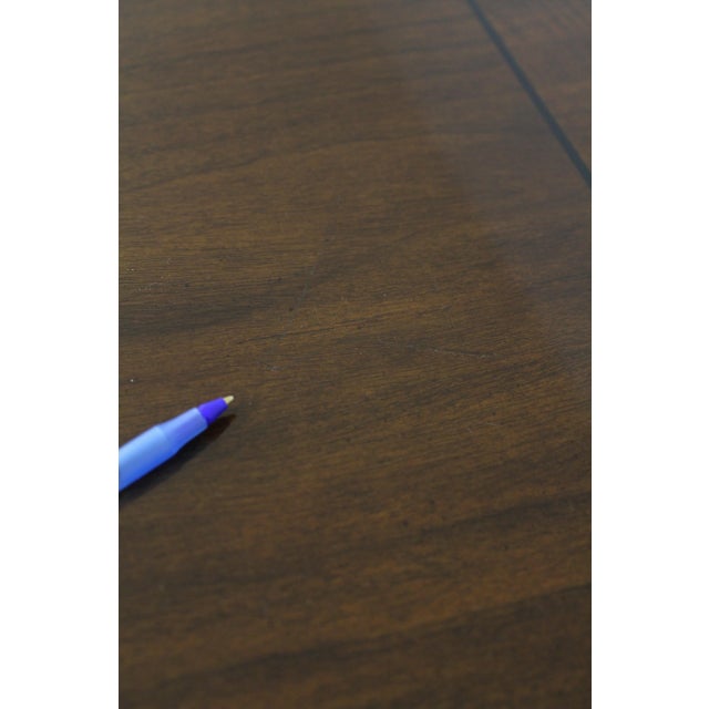 Karges French Style Walnut Top Dining Room Table For Sale - Image 10 of 13