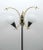 Stilnovo Mid-Century Modern Floor Lamp in Brass and Opaline Glass from Stilnovo, Italy, 1950s For Sale - Image 4 of 10