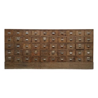 Antique French Postal Sorting Cabinet, 1910 For Sale
