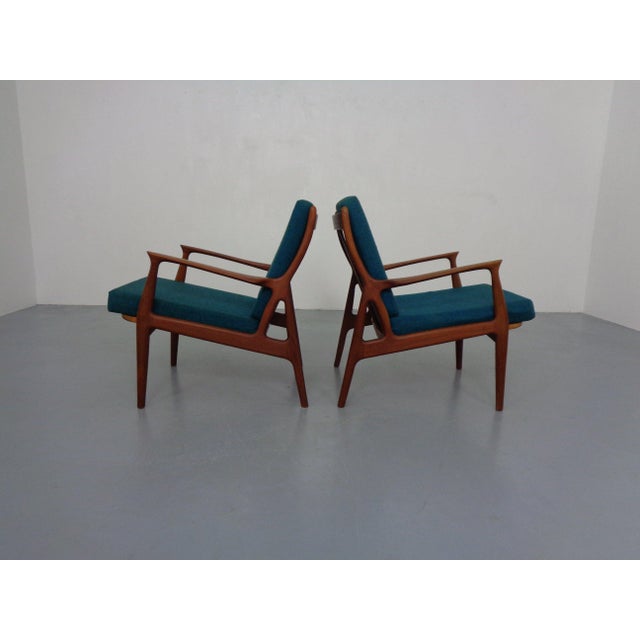 Mid-Century Modern Vintage Danish Teak Lounge Chair, 1960s For Sale - Image 3 of 18