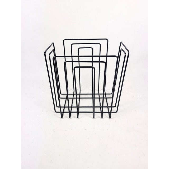 Magazine Rack by Willy Glaeser for Thomas Merlo, 1980s For Sale - Image 6 of 9