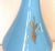 Metal Antique 19th-Century French Blue Opaline Glass Table Lamp For Sale - Image 7 of 9
