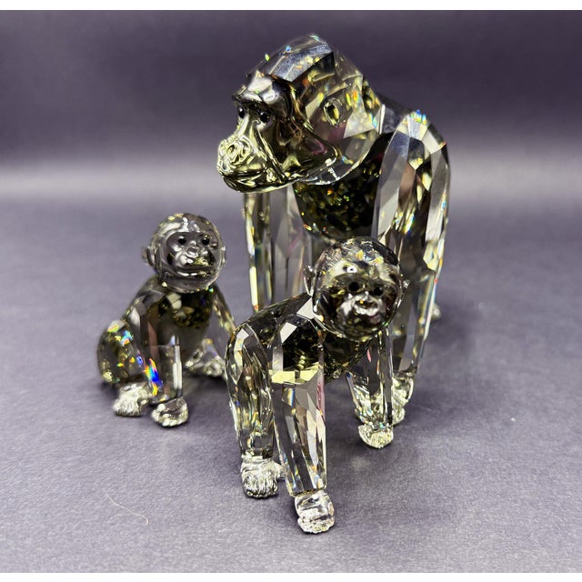 SCS Annual Edition 2009 Gorillas Family from Swarovski, Set of 3 For Sale - Image 17 of 18