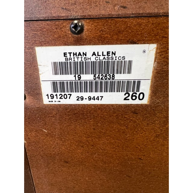 Ethan Allen British Classics File Credenza in Cinnabar For Sale - Image 11 of 11