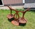 Antique Mahogany Mersman 3 Tier Stand or Tea Table With Claw Feet 1930s Era For Sale - Image 9 of 12