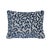 Traditional Schumacher Janis Velvet Lumbar Pillow in Blue For Sale