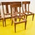 Antique directory chairs, 5 pieces height: 88 width: 45 depth: 39 seat height: 39 additional information style: antique...