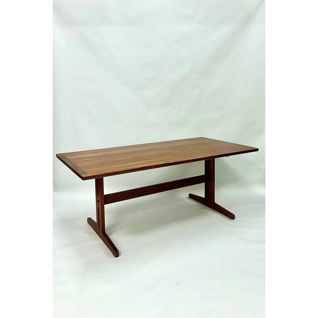 Contemporary Minimalist Dining Table attributed to George Nakashima, 1950 For Sale - Image 3 of 6