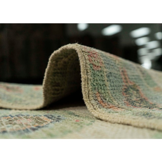 Textile Turkish Oushak Rug 2'3" x 6'1" #20202 For Sale - Image 7 of 8