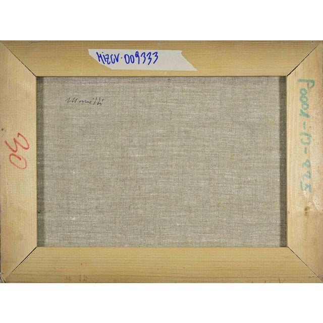 Franco Marzilli, Ballerina in Piazza Navona, Oil Painting, 1970s For Sale - Image 4 of 5