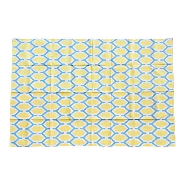 Hanne Rug, 10x14, Yellow For Sale