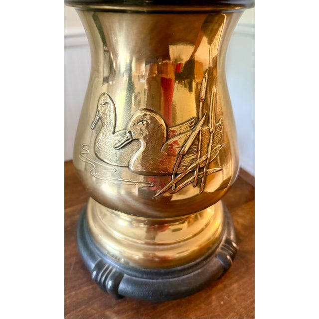 Duck Brass Lamp For Sale - Image 10 of 12