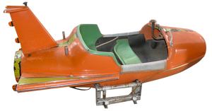 Orange and Green Carousel Plane, 1960s