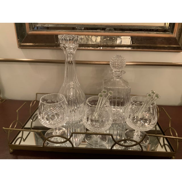 Handblown Vintage Glass Cocktail Swizzle Sticks- Set of 6 For Sale In Chicago - Image 6 of 7