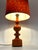 1970s Table Lamp with Floral Pattern on Ceramic Base, 1960s-1970s For Sale - Image 5 of 12