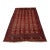 Red Ersari Bokhara Hand-Knotted Wool Rug - 9'7" X 6'2" For Sale