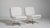 White Pair of Variopur Space Age Upholstered Swivel Chairs, Antique, Germany, Circa 1970 For Sale - Image 8 of 14
