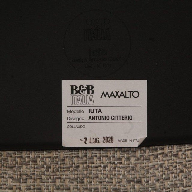 Wood B&b Italia Antonio Citterio 14 Iuta Arm Chairs, Set of 5 For Sale - Image 7 of 7