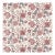Sanderson Salisbury Embroidery Fabric in Crimson - a sample For Sale
