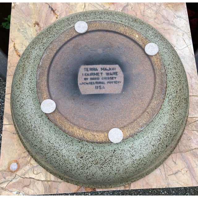 David Cressey 1970s Architectural Pottery Large Terra Major Covered Bowl by David Cressey For Sale - Image 4 of 7