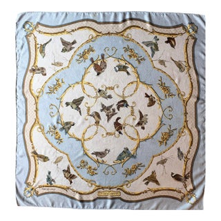 Hermès La Clé Des Champs 1995 Silk Scarf Designed by Faconnet Françoise For Sale