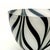 Black Large Black & White Glass Serving Bowl Attributed to Kosta Boda For Sale - Image 8 of 10