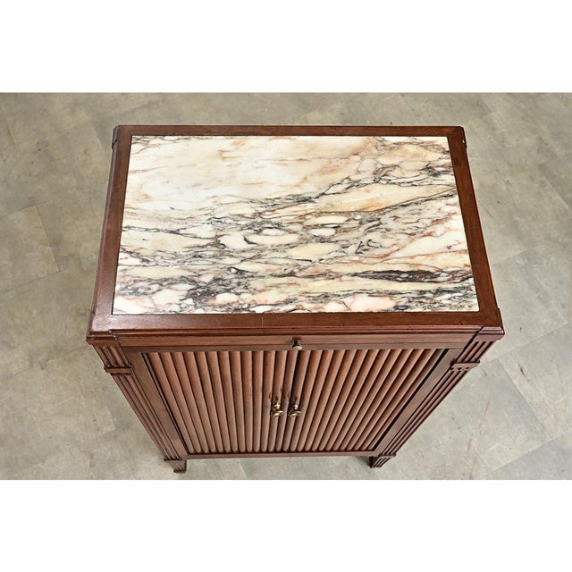 19th Century French 19th Century Louis XVI Style Butlers Cabinet-Chiffoniere For Sale - Image 5 of 12