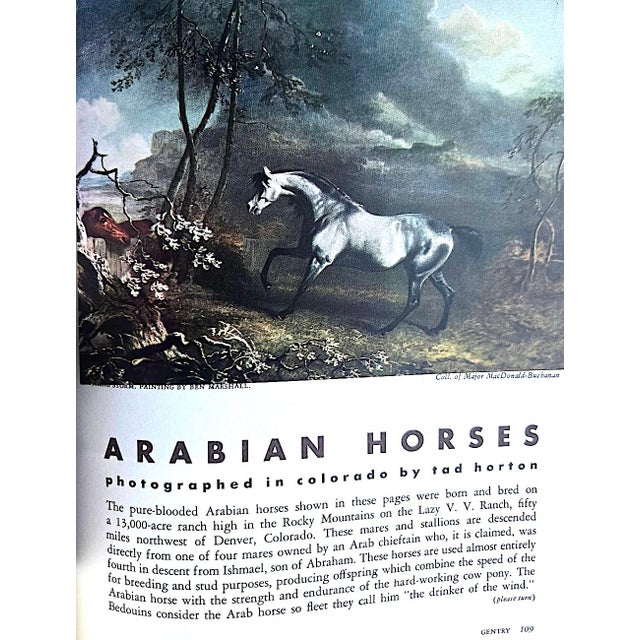 1953 Vintage Gentry Quarterly Magazine Winter Issue No. 9 For Sale In Miami - Image 6 of 18