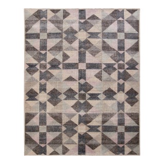 Rug & Kilim’s Prism Rug in Black and Pink, 9x12 For Sale