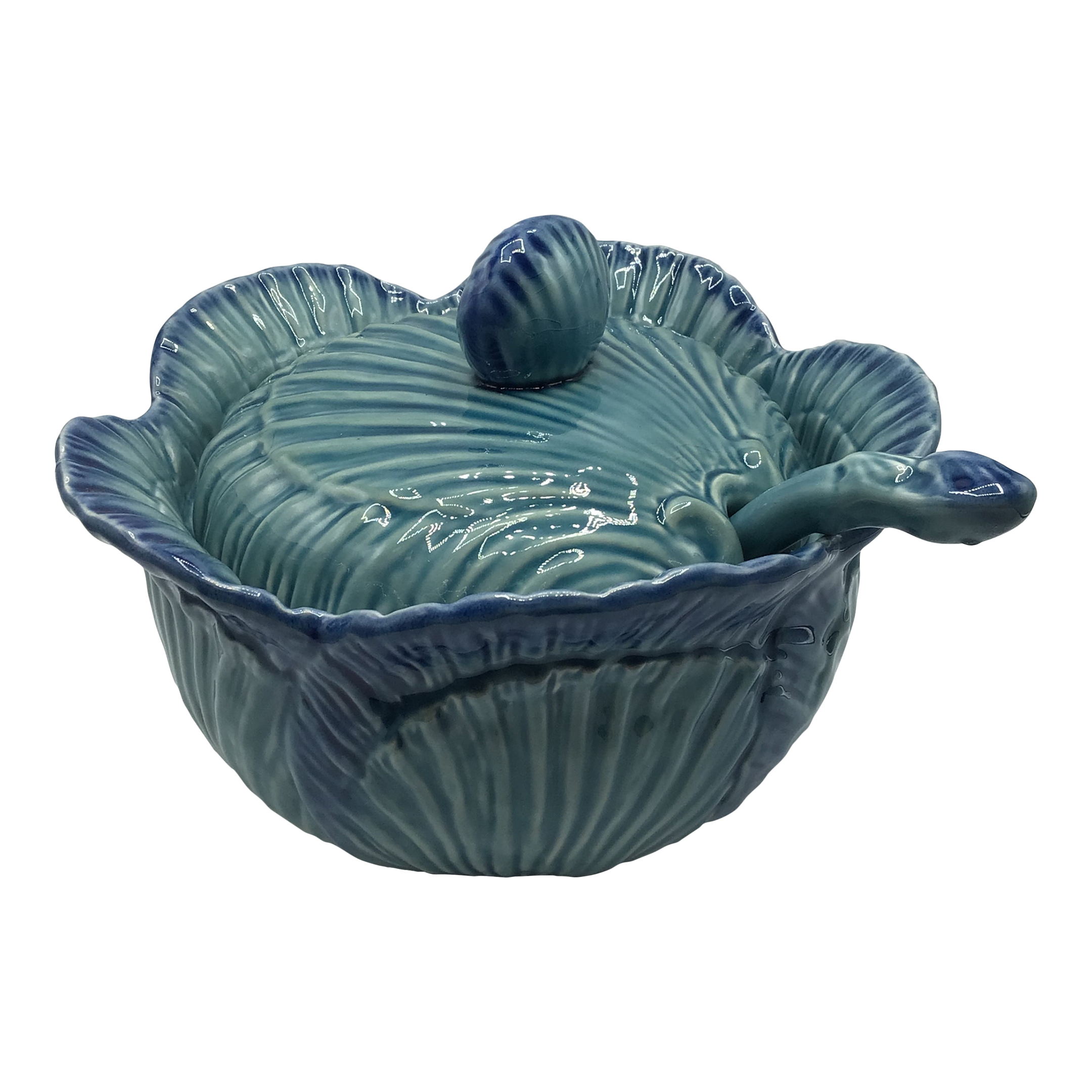 Olfaire Portugal Cabbage Soup Tureen With Ladle | Chairish